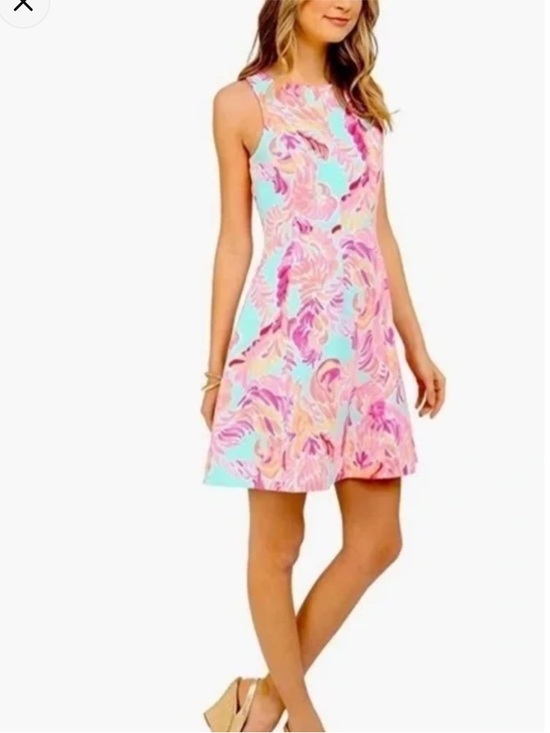 Lilly Pulitzer Dresses & Skirts - Lilly Pulitzer Cove Poolside Blue Love Birds Dress